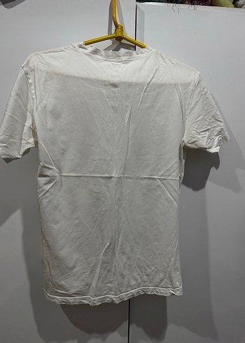 Baskılı Beyaz Kadın Kısa Kollu Tişört - Görsel 2