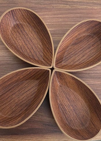 4 lü mademe coco bambu desenli kase - Görsel 6