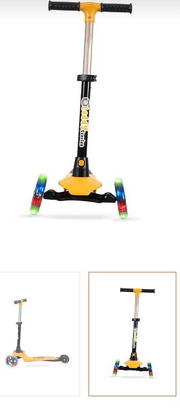 Ledy Işıklı Scooter
