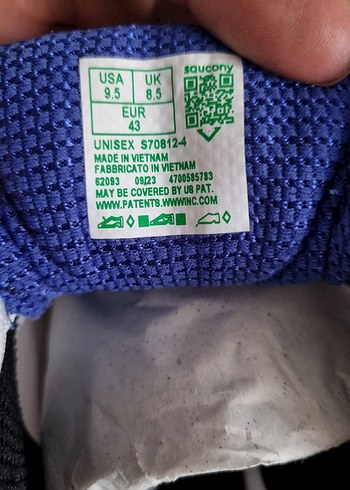 Saucony Gri Beyaz Erkek Koşu Ayakkabısı Velcro Bantlı - Görsel 8