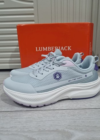 Lumberjack Beyaz Gri Platform Kadın Spor Ayakkabı - Görsel 3