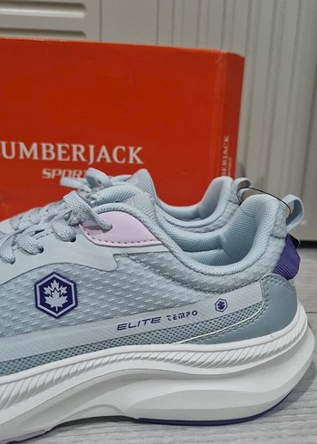 Lumberjack Beyaz Gri Platform Kadın Spor Ayakkabı - Görsel 7