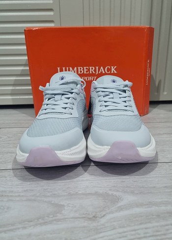 Lumberjack Beyaz Gri Platform Kadın Spor Ayakkabı - Görsel 2