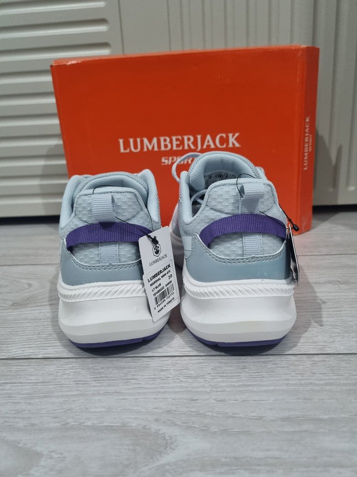 Lumberjack Beyaz Gri Platform Kadın Spor Ayakkabı - Görsel 4