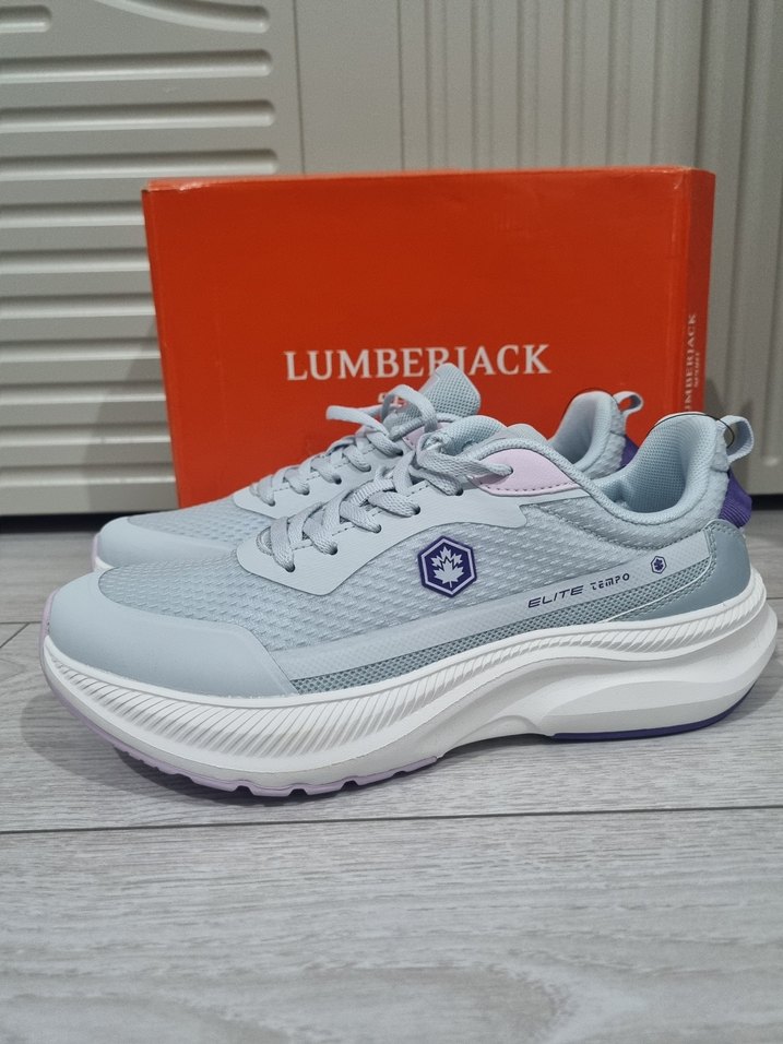 Lumberjack Beyaz Gri Platform Kadın Spor Ayakkabı - Görsel 3