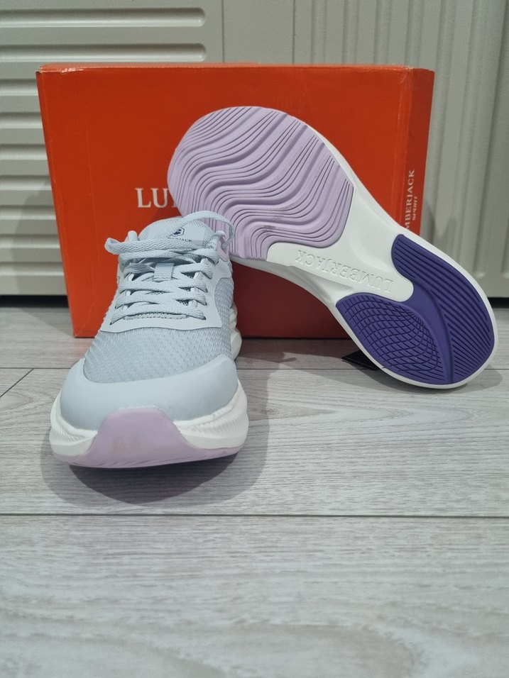 Lumberjack Beyaz Gri Platform Kadın Spor Ayakkabı - Görsel 5