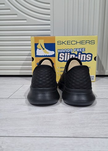 Siyah Skechers Bağcıklı Erkek Günlük Ayakkabı - Görsel 4