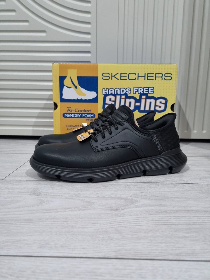 Siyah Skechers Bağcıklı Erkek Günlük Ayakkabı - Görsel 2