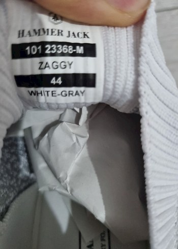 Hammerjack Beyaz Gri Erkek Spor Ayakkabı - Görsel 6