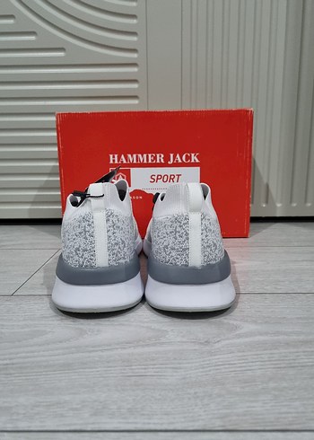 Hammerjack Beyaz Gri Erkek Spor Ayakkabı - Görsel 4