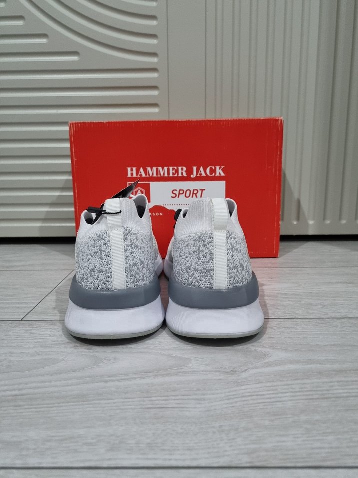 Hammerjack Beyaz Gri Erkek Spor Ayakkabı - Görsel 4