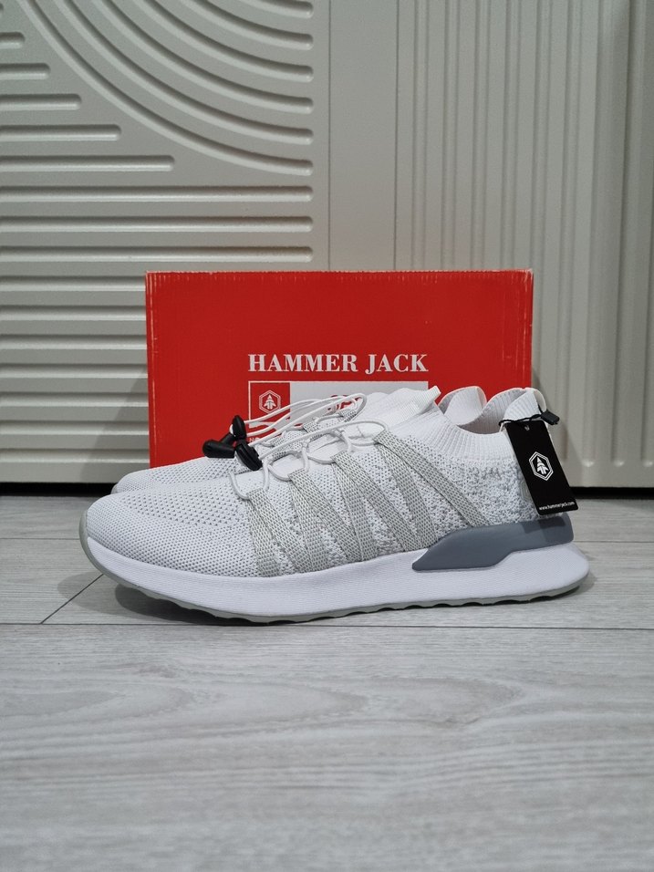 Hammerjack Beyaz Gri Erkek Spor Ayakkabı - Görsel 3