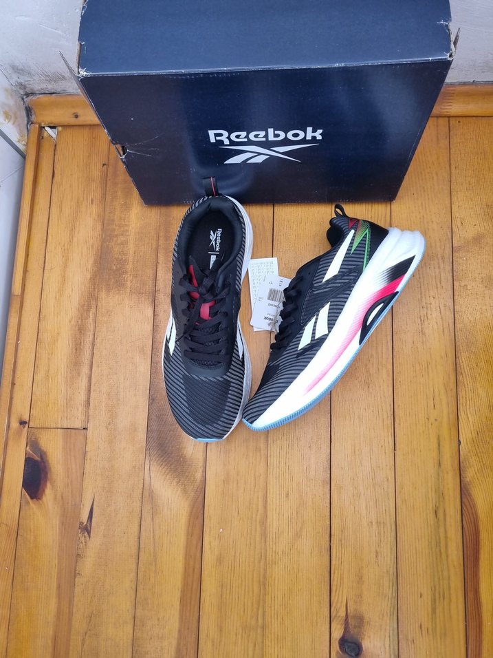 Reebok Siyah Zebra Desenli Erkek Spor Ayakkabı - Görsel 3