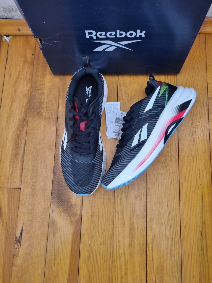 Reebok Siyah Zebra Desenli Erkek Spor Ayakkabı - Görsel 4