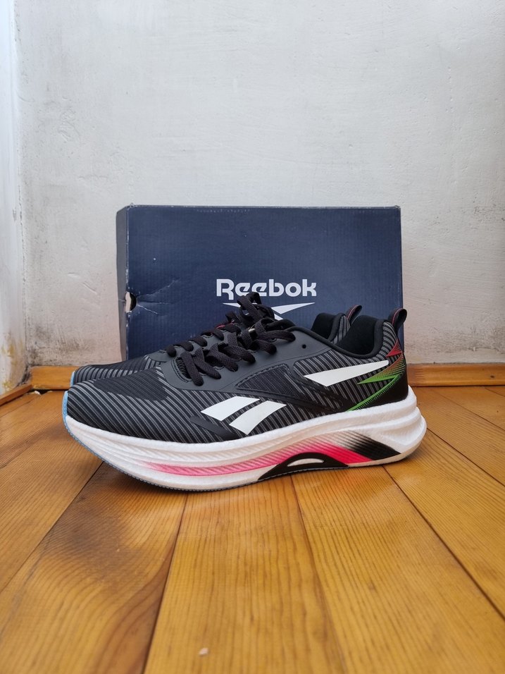 Reebok Siyah Zebra Desenli Erkek Spor Ayakkabı - Görsel 2