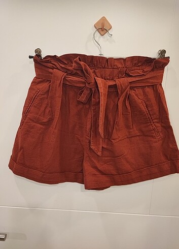 Mango paperbag mini şort