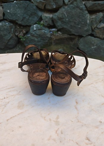 Kadın Dolgu Topuklu Espadril sandalet - Görsel 3