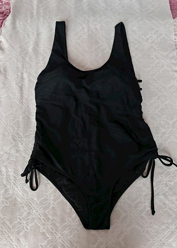 Kadın Siyah İnce Askılı Mayo - Görsel 2