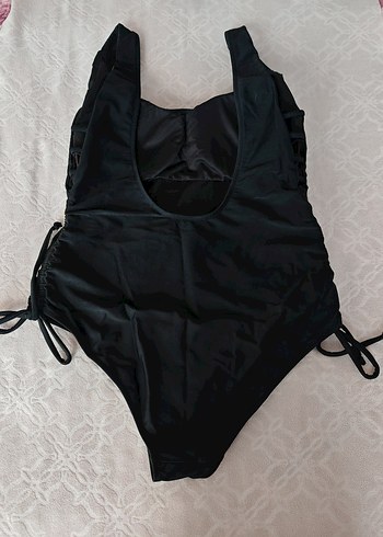 Kadın Siyah İnce Askılı Mayo - Görsel 3