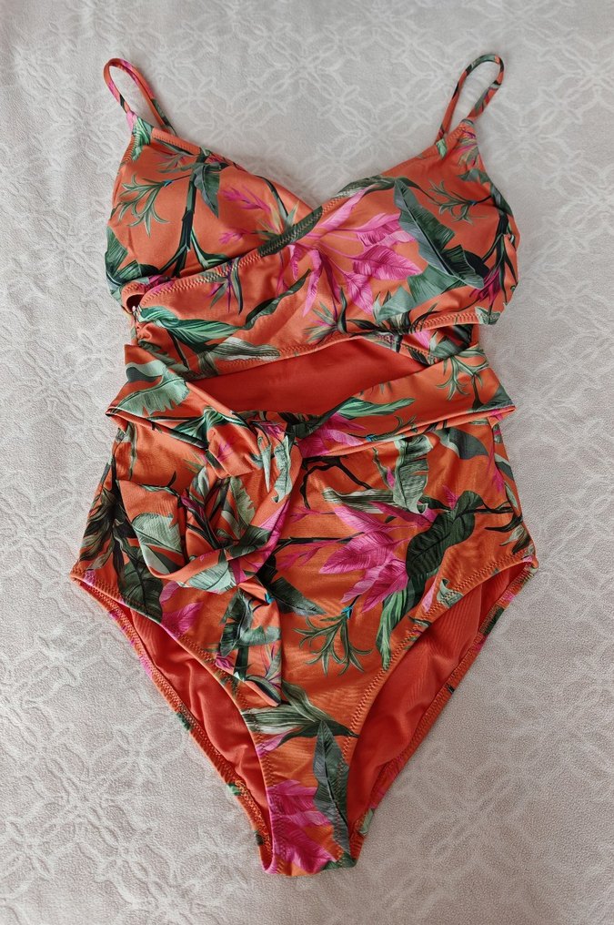 İnce Askılı Çok Renkli Mayo - Görsel 2