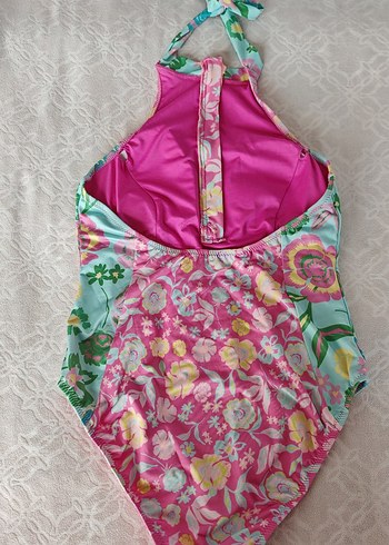 Pembe Çiçekli Bağlamalı  Mayo - Görsel 3