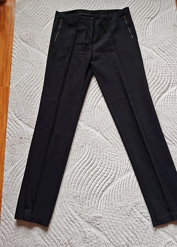 Dar paça kumaş pantolon - Görsel 2