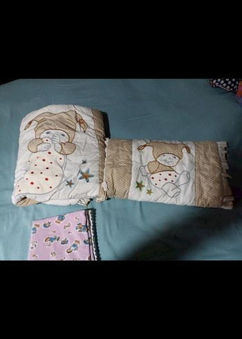 Nakışlı Çocuk Uyku Örtüsü - Pastel Kahverengi - Görsel 5