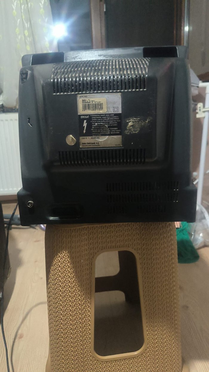 Siyah CRT Monitör - Görsel 2