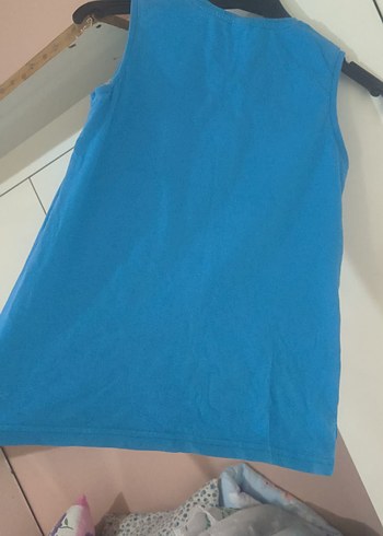 2 adet mavi Erkek Çocuk Baskılı Kolsuz Tişört - Görsel 2