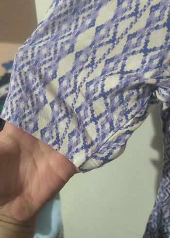 Bohem V Yaka Hamile Elbisesi - Görsel 6