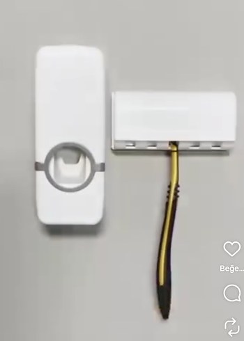 otomatik diş macunu ve fırçalık - Görsel 3