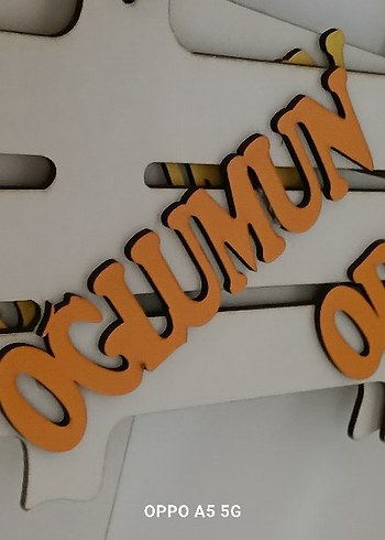 OGLUMUN ODASİ Yazılı Sokak Stili Erkek KAPİ SÜSÜ ikisi - Görsel 3