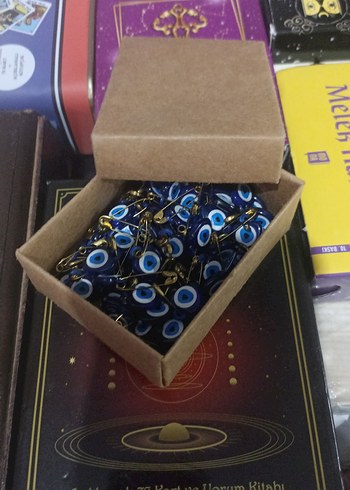 Mavi Nazar Boncuğu İşlemeli Boncuk - Görsel 2