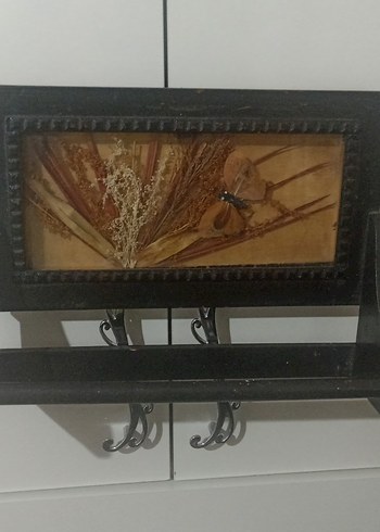 Koyu Kahverengi Çerçeveli Kelebekli Tablo - Görsel 2