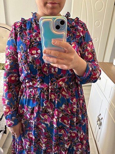 48 Beden Sifon elbise