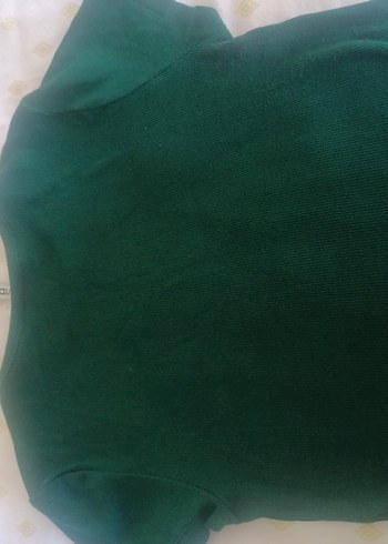 36 Beden yeşil Renk Yeşil Basic kısa Tişört, Kısa Kollu
