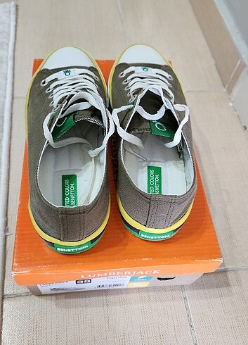 Benetton BENETTON HAKİ AYAKKABI
