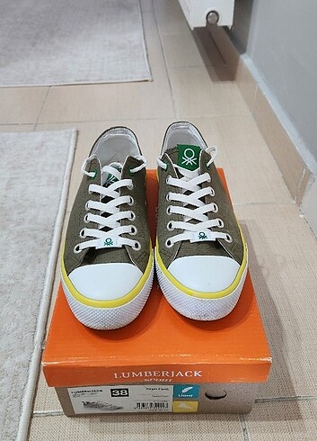 BENETTON HAKİ AYAKKABI