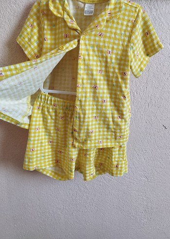 LC Waikiki Sarı Düğmeli Kız Gömlek