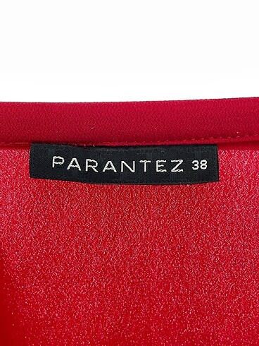 38 Beden kırmızı Renk Parantez Gömlek %70 İndirimli.