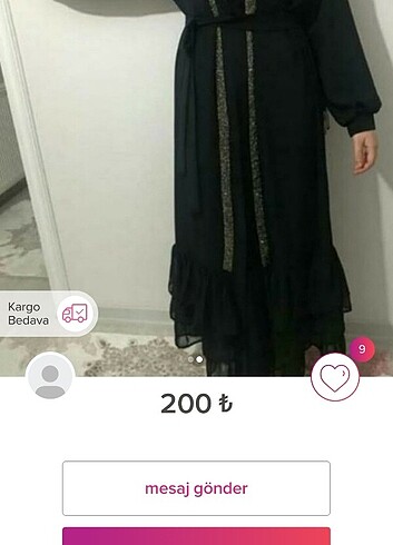 LC Waikiki Kirep abaya 