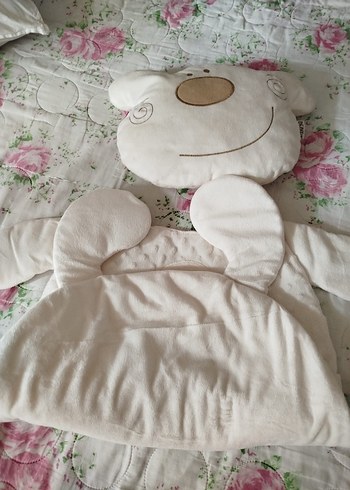 Nakışlı Beyaz Bebek Uyku yatağı - Görsel 4