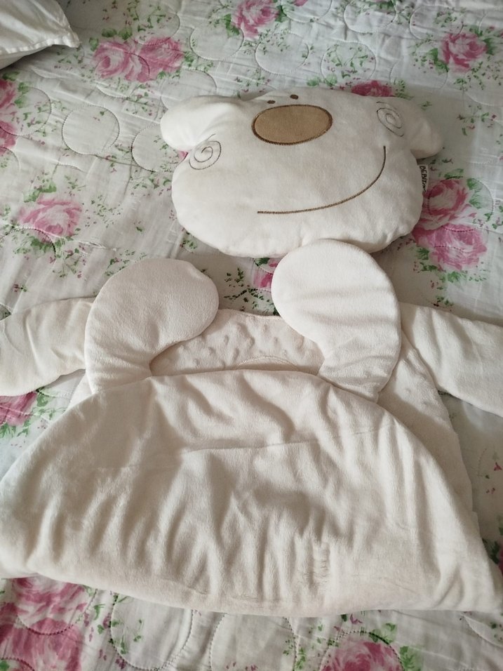 Nakışlı Beyaz Bebek Uyku yatağı - Görsel 4