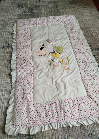 Nakışlı Beyaz Renkli Çocuk Uyku Seti - Görsel 4