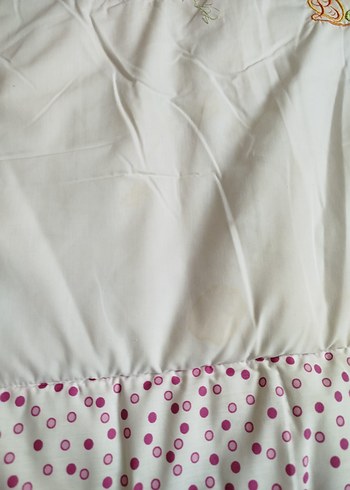 Nakışlı Beyaz Renkli Çocuk Uyku Seti - Görsel 3