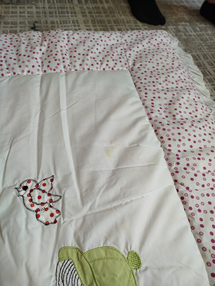 Nakışlı Beyaz Renkli Çocuk Uyku Seti - Görsel 2