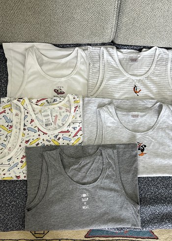Penti marka Çocuk Gri Atlet 5'li Paket