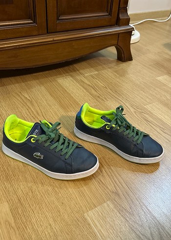 Lacoste Lacoste Yeşil Bağcıklı Spor Unisex Sneaker