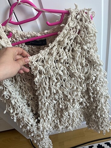 m Beden Zara peluş hırka