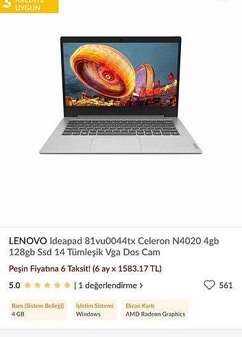 Lenovo bilgisayar 